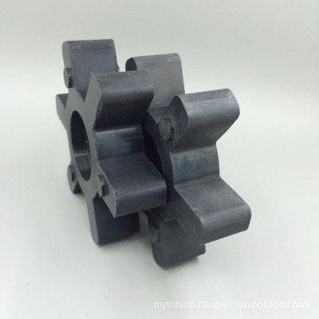 corner coupler sealing cushion elastomer hexagon elastic ring